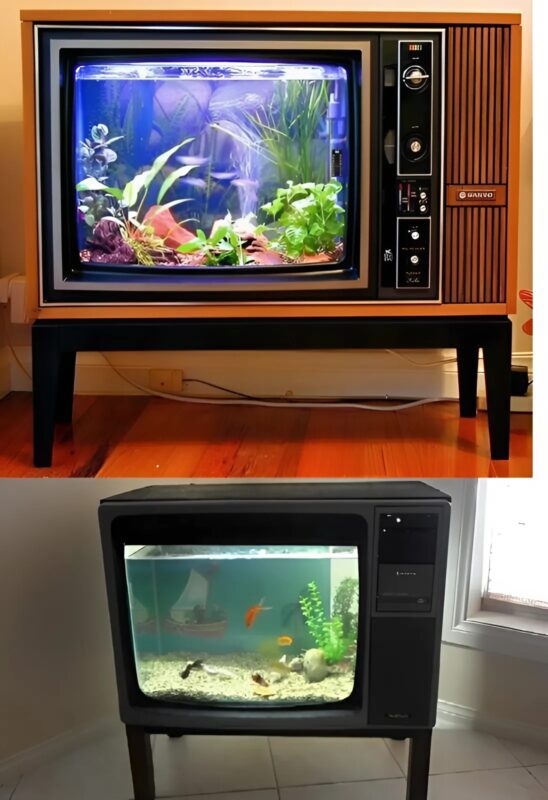 Comment Mon Père A Transformé La Vieille Télévision De Ma Grand-Mère En Un Élément Décoratif Pratique Et Élégant
