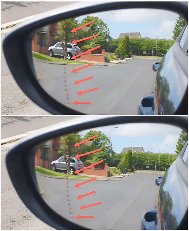 Vous êtes-vous déjà demandé pourquoi il y a une ligne verticale sur votre rétroviseur ? Voici pourquoi elle est plus importante que vous ne le pensez