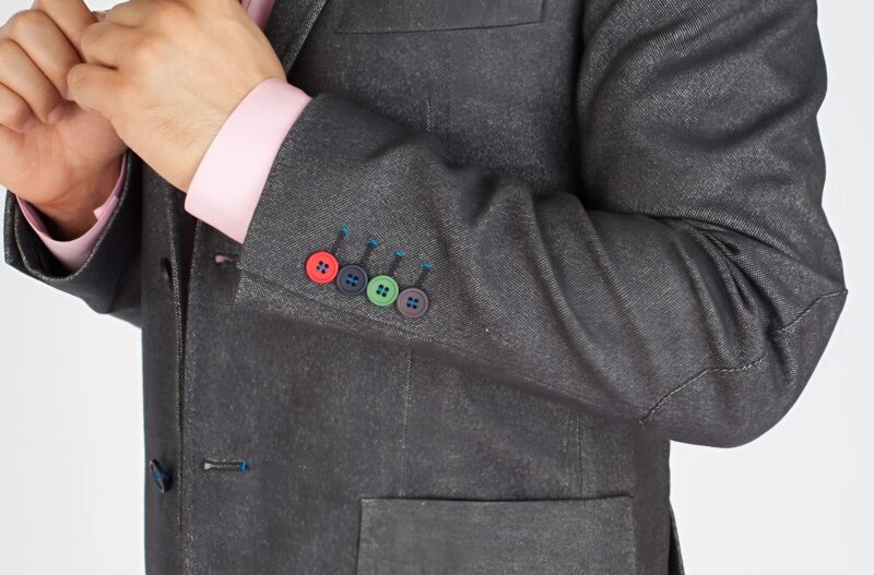 Vous avez déjà remarqué les boutons sur les manches de votre veste ? Voici la raison inattendue de leur présence