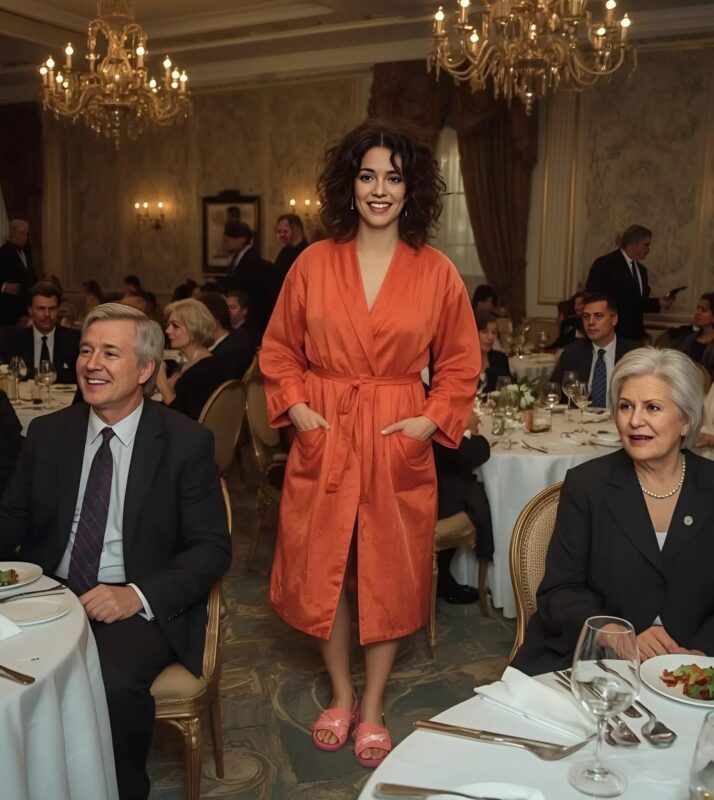 Ce soir-là le restaurant était plein de convives : rires toasts tintement des verres