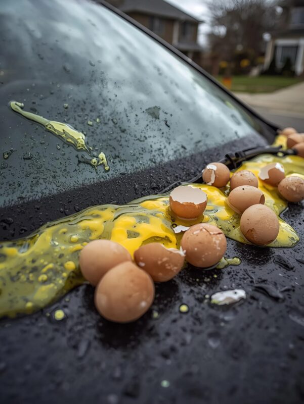 Mon voisin a lancé des œufs sur ma voiture — alors j’ai décidé de lui offrir une surprise d’Halloween qu’il n’oubliera jamais