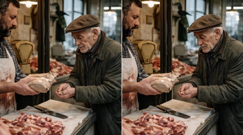 Chaque semaine, le vieil homme venait chez le boucher et achetait toujours la même quantité d’os « pour le chien »