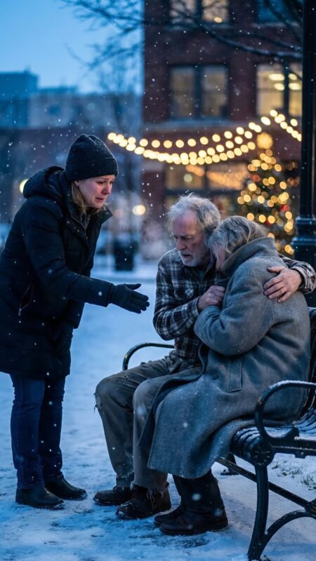 J’ai trouvé un couple âgé, gelant sur un banc la veille de Noël : leur fils avait vendu la maison et les avait laissés sans rien