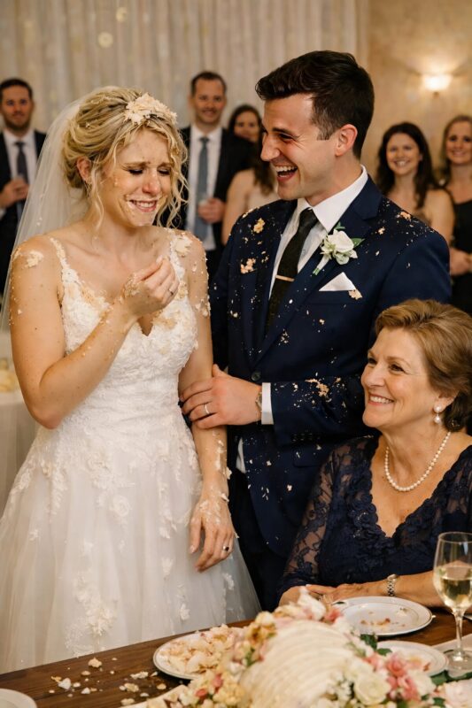 Pendant la découpe du gâteau, mon fiancé a « plaisanté » avec moi en me plongeant le visage dans la crème — et alors mon frère s’est levé et a fait quelque chose qui a fait taire toute la salle