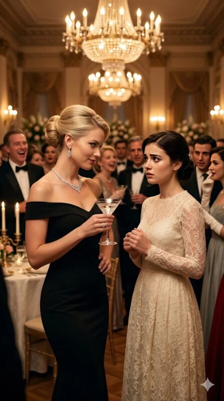 Ils se moquaient de sa « robe de grand-mère » au bal — jusqu’à ce qu’un inconnu fasse taire toute la salle avec une seule phrase