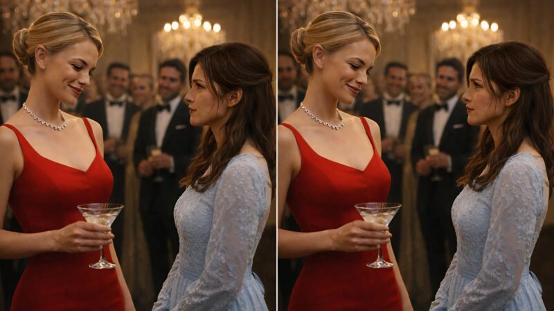 Ils se moquaient de sa « robe de grand-mère » au bal — jusqu’à ce qu’un inconnu fasse taire toute la salle avec une seule phrase