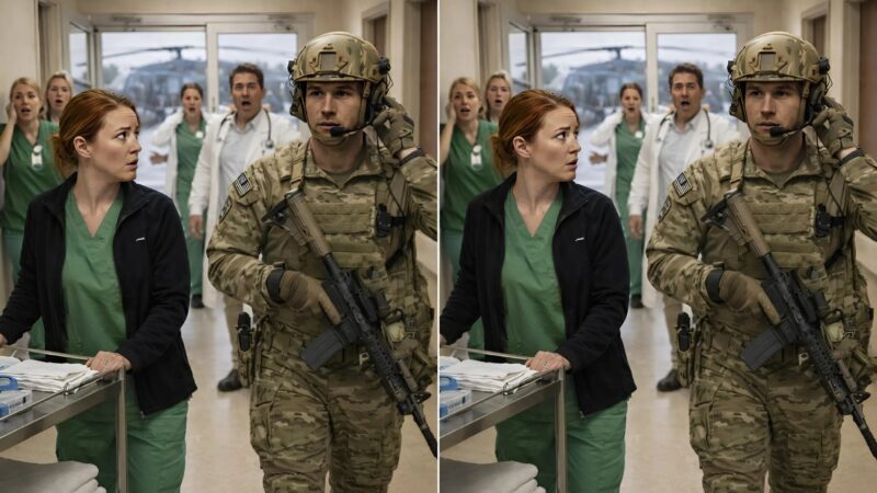 On la prenait pour une nouvelle infirmière insignifiante, sur laquelle personne ne s’attarde — jusqu’à ce qu’un hélicoptère militaire descende près de l’hôpital