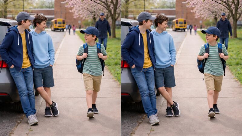 «Ne t’avons-nous pas dit comment passer devant nous — la tête baissée ?» — Les brutes de l’école décidèrent d’humilier le discret élève modèle, mais en un instant tout se renversa au point qu’ils furent eux-mêmes obligés de rester debout, sans oser lever les yeux.