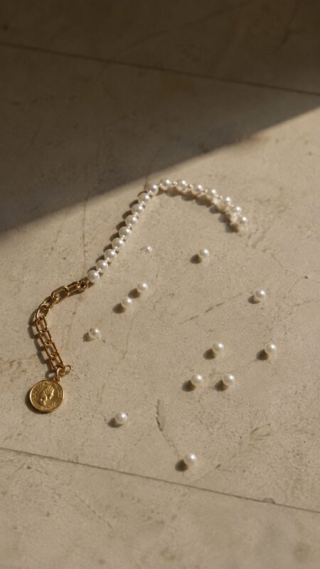 Une femme riche déchira avec mépris le vieux collier d’une pauvre petite fille en plein milieu d’une réception luxueuse… mais lorsqu’un symbole familial caché apparut à l’intérieur d’une perle brisée, le millionnaire pâlit soudainement