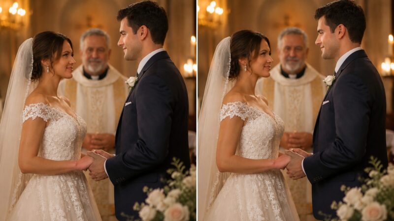Je n’avais pas les moyens d’acheter une robe de mariée luxueuse, alors j’ai choisi une robe vintage bon marché, à cause de laquelle les proches du marié ont commencé à se moquer de moi en pleine cérémonie