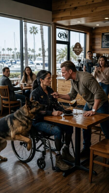 « Fais attention avec le chien, beauté, dit avec moquerie un grand homme en s’arrêtant près de sa table. Sinon il risque d’apprendre à rester assis sans rien faire, comme sa maîtresse. »