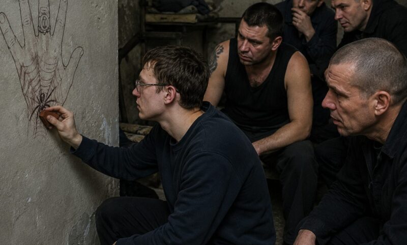 On le prit pour un complice d’un crime et on l’envoya dans l’une des prisons les plus dures, mais aucun des détenus ne pouvait imaginer que cet étudiant discret possédait un talent inhabituel qui allait bientôt faire pâlir beaucoup de monde de terreur