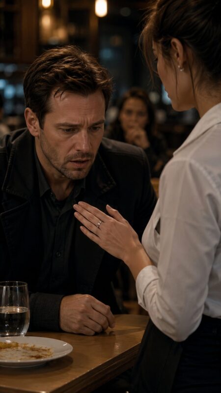 « D’où vient cette bague ? » — Mark pâlit en remarquant au doigt de la serveuse le bijou de sa défunte épouse