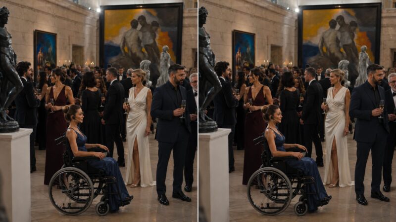 Une femme riche et arrogante versa un verre de vin sur une jeune femme en fauteuil roulant, mais elle n’avait aucune idée de qui cette jeune femme était réellement