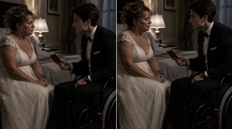 J’ai épousé un millionnaire de vingt ans, cloué dans un fauteuil roulant, dont je m’occupais — et lors de notre première nuit de mariage, il m’a avoué : « Maintenant, il n’y a plus de retour en arrière possible. Je vais te dire pourquoi je t’ai vraiment épousée. »