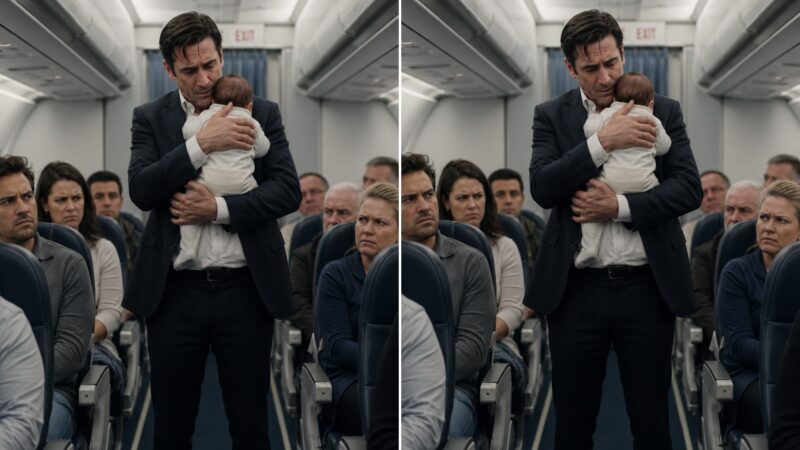 L’enfant d’un célèbre milliardaire pleurait sans arrêt pendant le vol, exaspérant tous les passagers