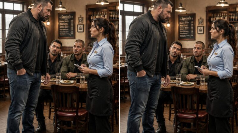 Trois hommes insolents décidèrent de s’amuser aux dépens d’une serveuse et, en plein milieu du restaurant, lui déchirèrent sa blouse...