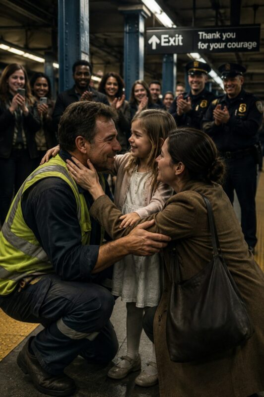 À la station, tout le monde resta figé de terreur lorsqu’une petite fille se retrouva sur les rails, juste devant un train qui approchait