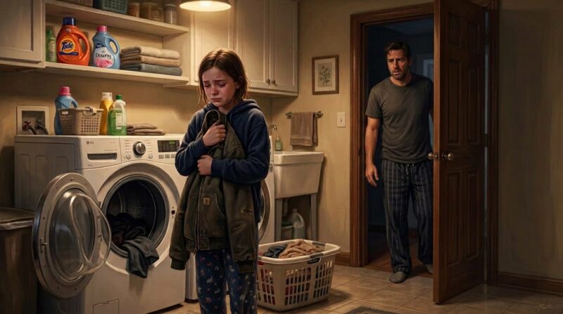 « Papa, s’il te plaît, ne le dis pas à maman », murmura ma fille de 11 ans lorsque je la surpris en train de laver mes vêtements à trois heures du matin