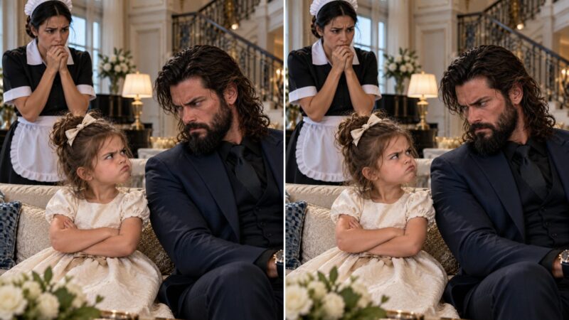 Ma fille de trois ans fit une drôle de grimace, exactement comme le sévère maître de maison que tout le monde craignait