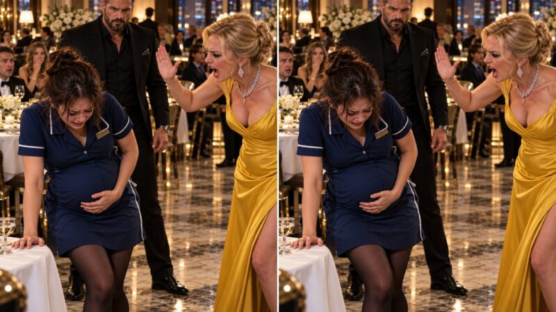 Une femme riche gifla une serveuse enceinte parce que celle-ci avait accidentellement renversé du vin sur sa robe