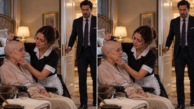 Un millionnaire rentra chez lui plus tôt que prévu et surprit la jeune femme de ménage près du fauteuil roulant de sa mère gravement malade